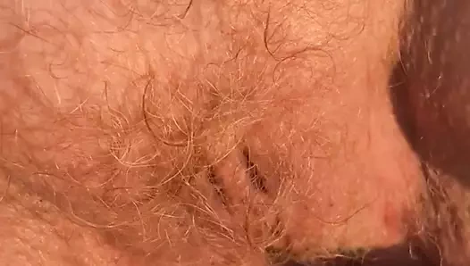 Olgun karımın kırmızı tüylü amının sesi