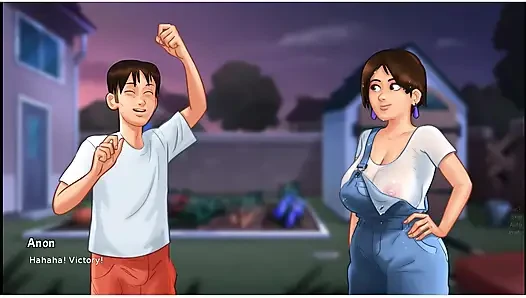 Yaz mevsimi efsanesi - oyun - rol yapma - yatak odasında ve akşam yemeği masasında Jenny seks sahneleri