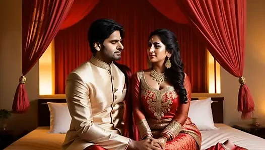 Hintli oyuncu seçme yönetmeni kızı bakış açısı testi için davet ediyor ve onu tam gece büyük sikiyor