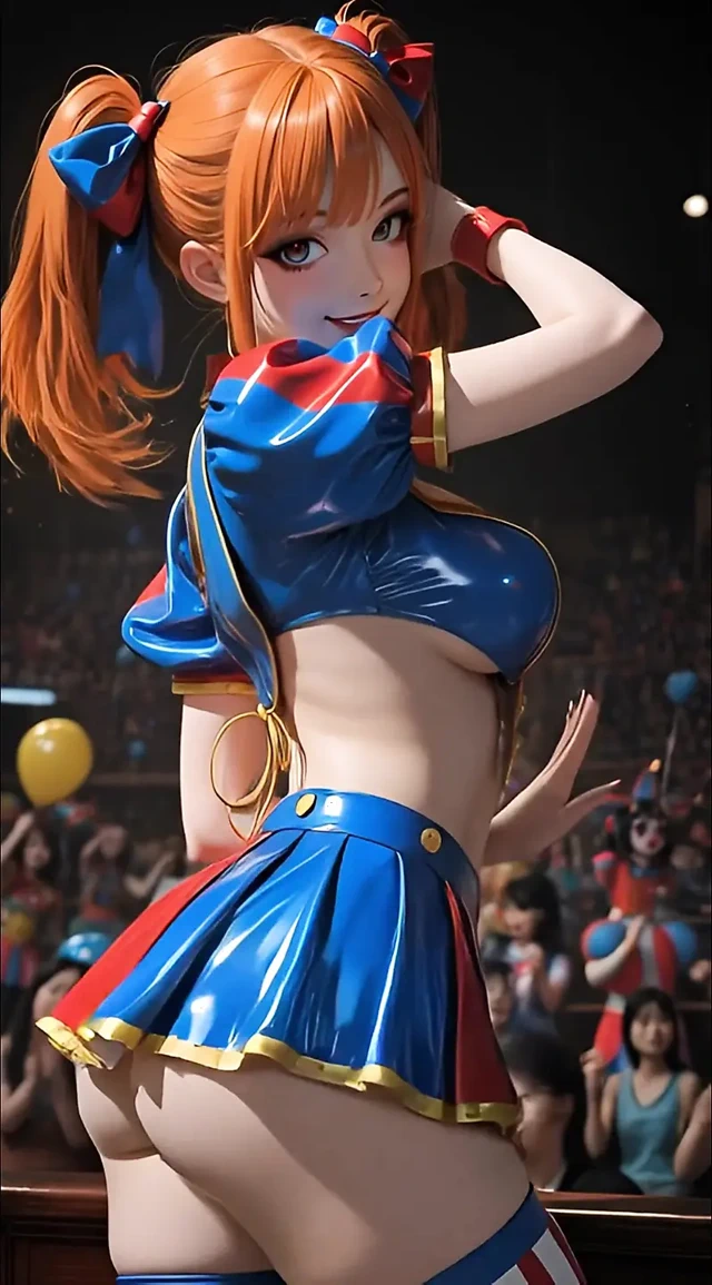 Sfw pomni bikini ve iç çamaşırı gösterisi ve dans