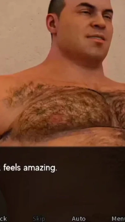 Mature dad in his bulky underwear attracts attention fast. | Clip 1