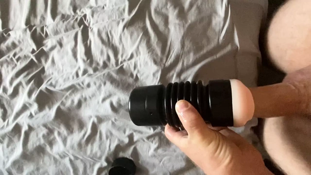 My cock just fits my toy
