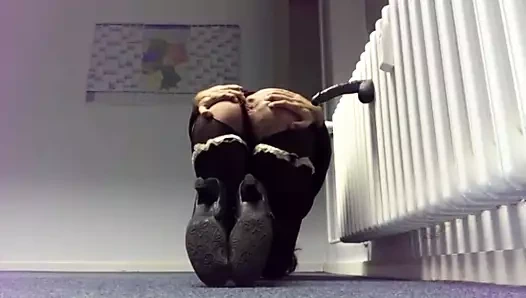 Analmuschi pumpt vor Lust