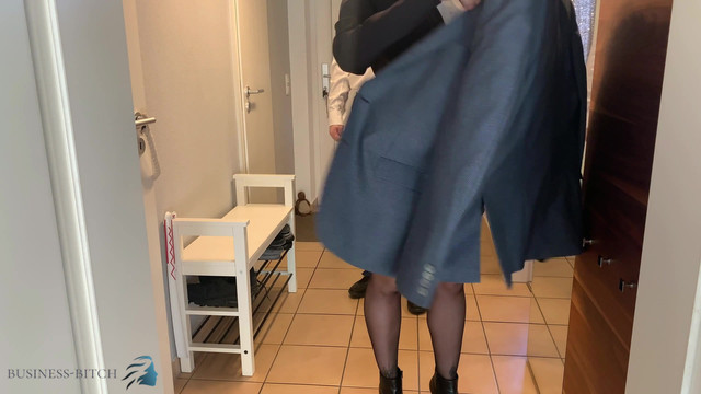 business meeting, home office anal fuck - business-bitch