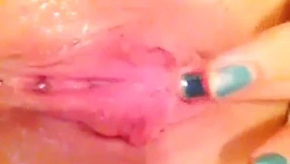 kız parmak onu seksi pembe KEDİ