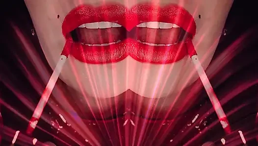 Büyüleyici asmr! 31 talimatı ile kırmızı dudaklara boşalma!