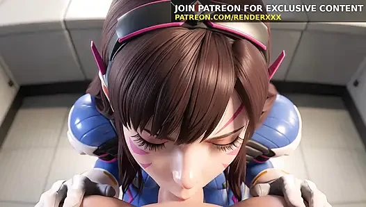3 boyutlu hentai derlemesi - mai casino seksi, akali meme sikişi, tifa kovboy kız ve D.Va oral seks
