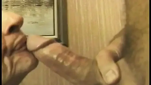 Hombre travieso hace una visita a la ama de casa rubia kathy jones