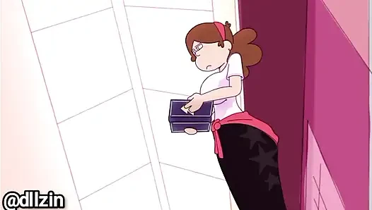 She invited her friend to the bathroom