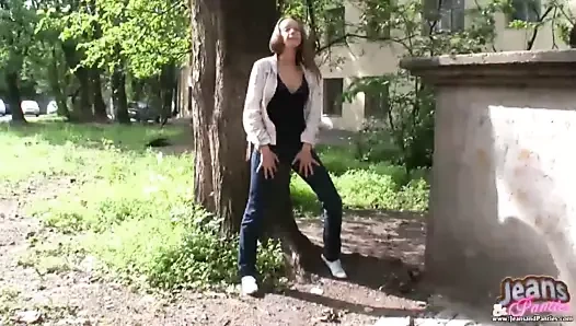 Let me give you a little peek under my jeans