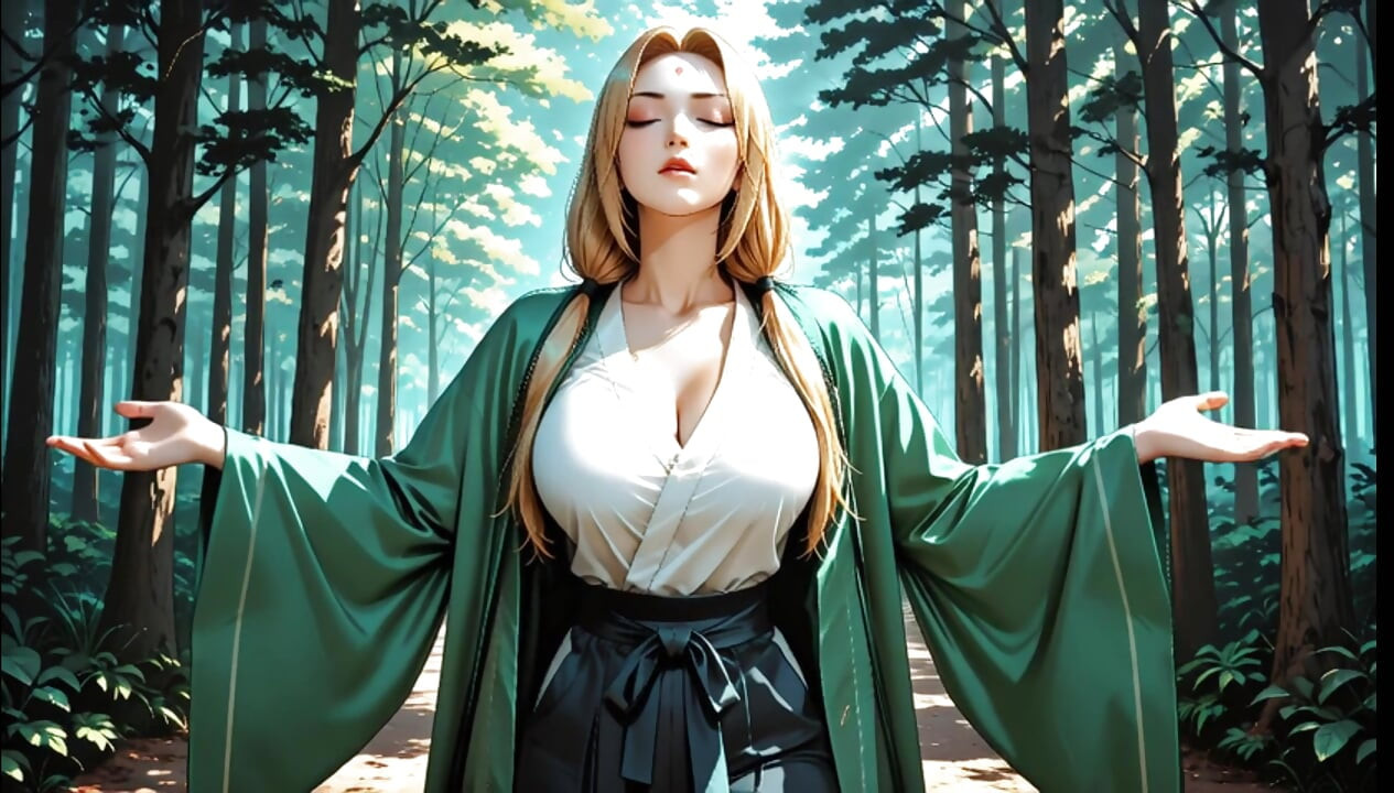 Tsunade jiraiya ormanda vahşi seks ve onsen sakso derin büyük göğüslü sarışın ninja tsunade yarak sert anal onsen water ca