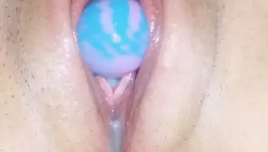 Bir lolipop ile benim ıslak kedi lanet!