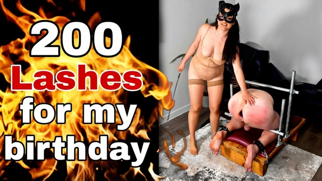 Kadın egemenliği, 200 kırbaç, disiplin kırbaçlama, dayak, şaplak, kürek çekme, esaret, bdsm, gerçek çift, milf üvey