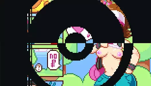 Hilda'nın ödülü - seksi pokemon eğitmeni sert sikiliyor