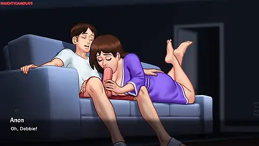 Yaz mevsimi efsanesi darkcookie'den bölüm 30 - orta yaşlı seksi ev sahibi büyük yarağını emiyor ve ona güzel bir ayakla muamele çekiyor