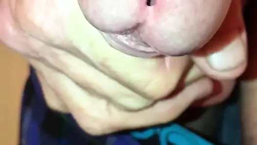 Büyük horoz kafa sızdıran precum