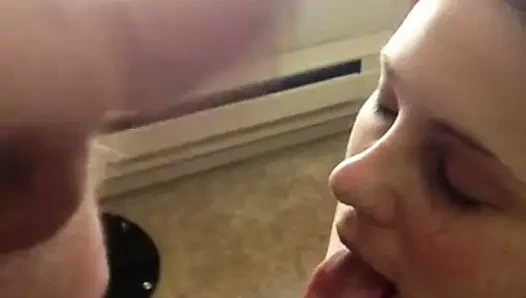 Amatör çift ağzına boşalmak