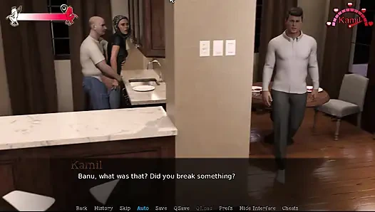 Orta doğuda hayat 19 banu neredeyse mutfakta başka bir adamla sikişirken yakalanıyordum