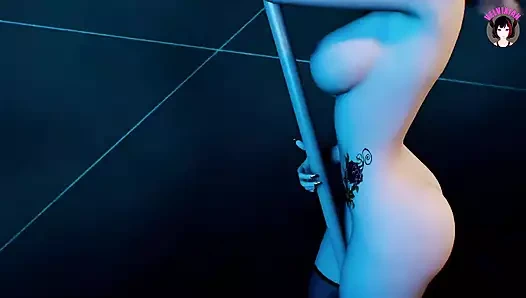 Kore güzelinden seksi dans (3d hentai)