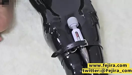 Fejira com – lateks kigurumi nefes alma mastürbasyon ve orgazm