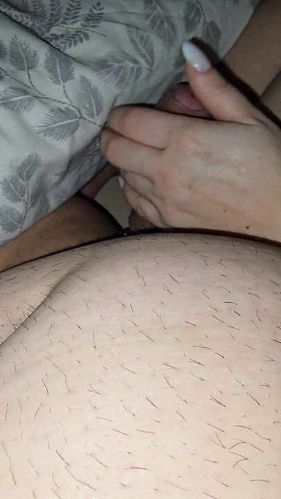 Step mom teach step daughter how to handjob step brother dick in erection