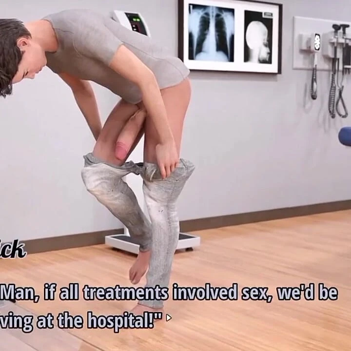 Ateşli Doktor Büyük Yarağımı Gördü Ve Kendini Kontrol Edemedi Ve Üstüne Atladı.