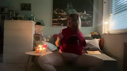 Cadılar Bayramı özel gösterisinde ampute kız