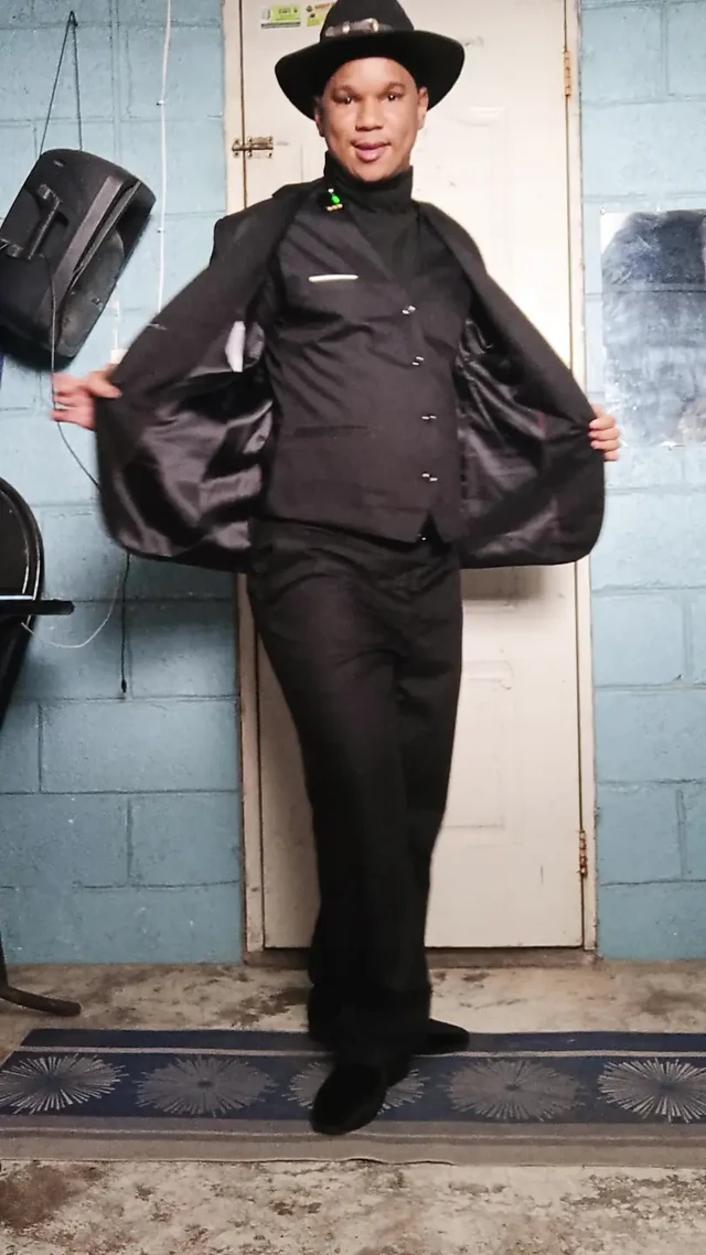 Classic black suit