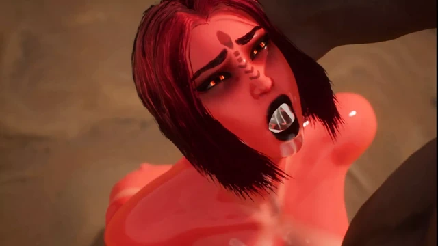 Succubus ağzını kullandı - 3d animasyon