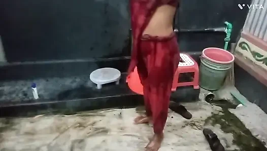 I was watching my stepbrother from above in a hot shower scene, but instead of getting angry, I let him cum inside my clumsy