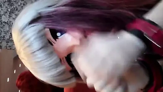 Kigurumi kızı bağlı