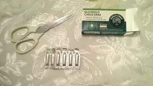 Gliserin fitilleri ile anal deneyler