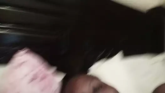 yatakta Afrika güzellik