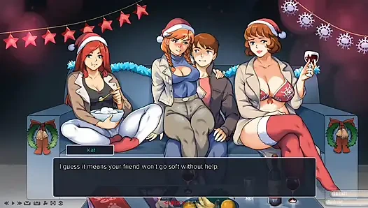 Üvey kız kardeş mükemmel Noel hediyesini veriyor