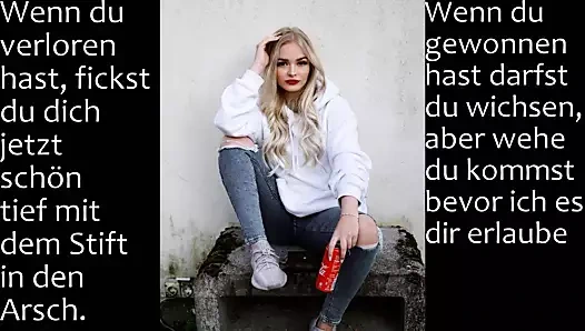 Zclina ist deine Herrin und gibt dir eine Wichsanleitung JOI