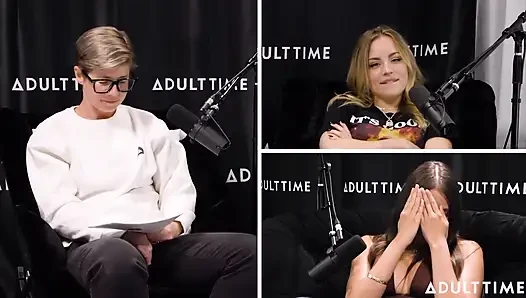 Gizelle Blanco ve Anna Claire Feromonları Bulutlar, Makaslama ve Çalı | Adult Time Podcast