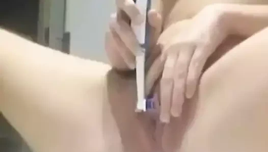 Squirt com aparelho na ppk