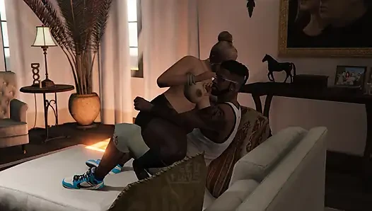 Gta v Amanda Franklin'i Michael'ın evine alıyor (bölüm 2)