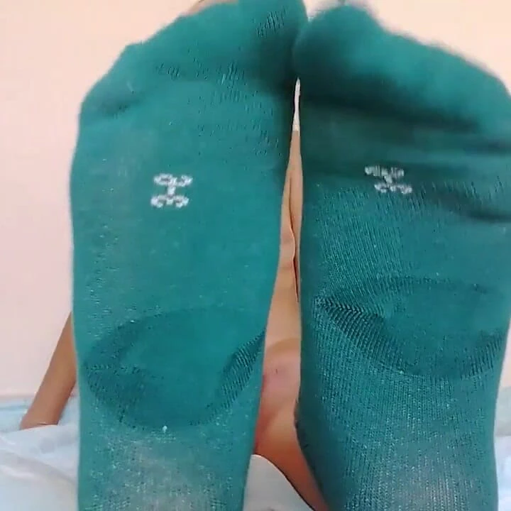 Çorap götüne göt tıkacıyla deniyor