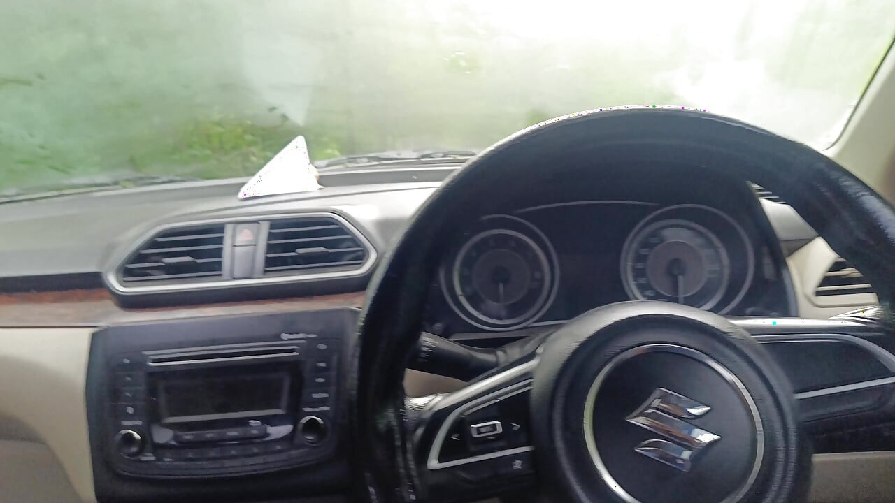 office manager enjoying hot Romance with married colleague inside car part 4