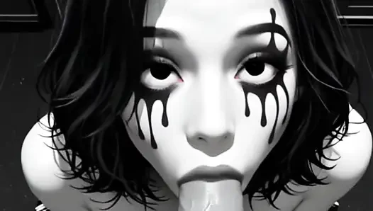 Hentai anime - arkadaşım beni film izlemeye davet etti ve sonunda