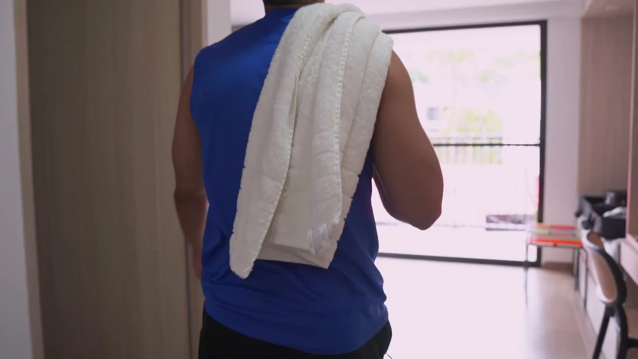 Stepmother catches her stepson taking a shower and gets a surprise