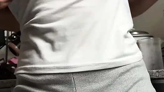 Terli öğleden sonra egzersiz öğütme ve işeme