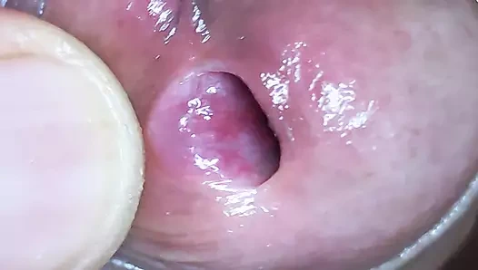 Silikon amcık sert 💦 sikişiyor