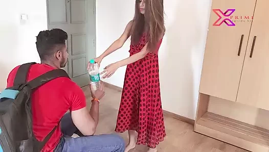 Teslimat çocuk beni daha sert becerdin