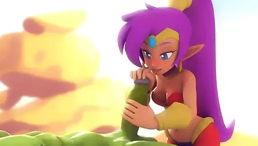 Shantae handjob 3d!