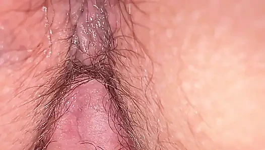 Yavaş çekim domaltmalı ve dölleme damlayan bakış açısı yakın çekim amatör kıllı evli kadın