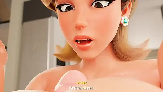 Seks ateşli penisini göğüslerine sürtüyor ve yüzüne ve vücuduna boşalıyor