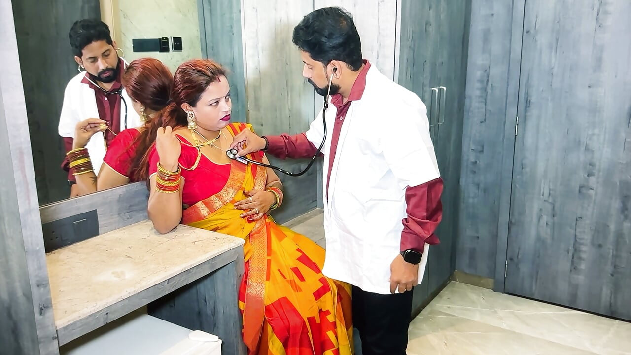 Hot pornstar with doctor.
