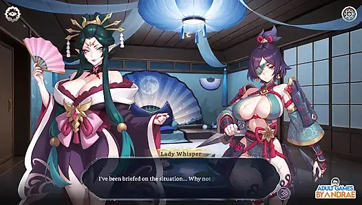 Harem fantezisi - sapık ninja kaydırma oyunu bölüm 1 - Kagura köyüne giriyor